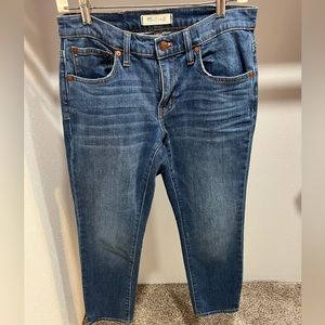 Madewell Slim Boyfriend Blue Denim Jeans Womens Size 25